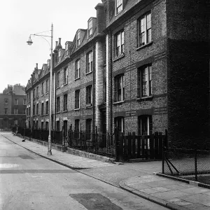 Vauxhall Slum Houses, London Print, September 1953
