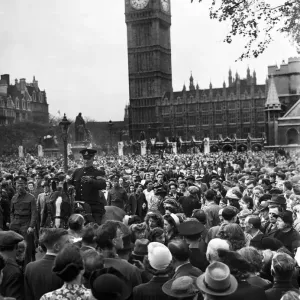 VE Day celebrations in London at the end of the Second World War VE Day celebrations in London at the end of the Second World War