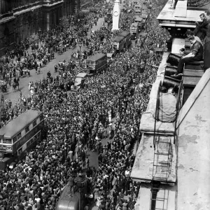 VE Day celebrations in London at the end of the Second World War VE Day celebrations in London at the end of the Second World War