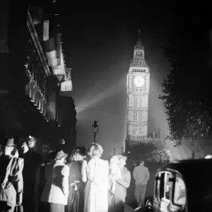 VE Day celebrations in London at the end of the Second World War VE Day celebrations in London at the end of the Second World War