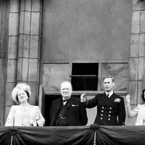VE Day celebrations in London at the end of the Second World War