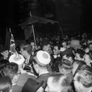 VE Day celebrations in London at the end of the Second World War VE Day celebrations in London at the end of the Second World War