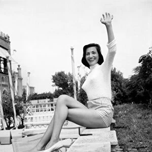 Venice Film Festival 1953. Italian actress Teresa Pellati. August 1953 D5369-016