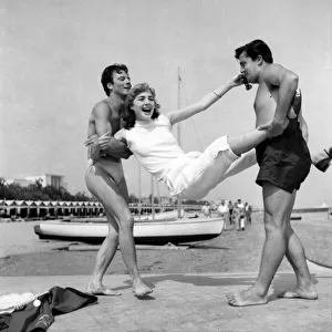 Venice Film Festival 1953. Lenova Ruffo Italian film star. August 1953 D5369-002