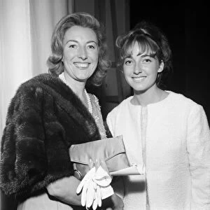 Vera Lynn and her daughter Virginia attend the premiere of Camelot
