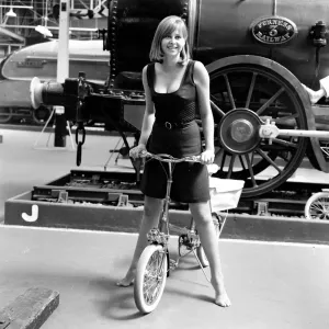 Vicky Elliott modelling Mary Quant fashions at The London Transport Museum Vicky Elliott modelling Mary Quant fashions at The London Transport Museum