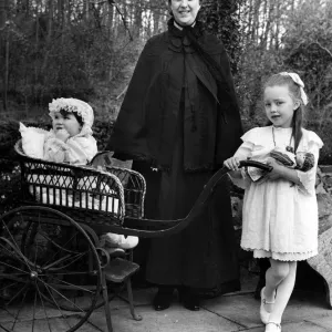 A Victorian nanny and children were the runners-up in the unusal Felton village feminine A Victorian nanny and children were the runners-up in the unusal Felton village feminine