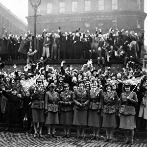 Victory celebrations in Manchester. 8th May 1945