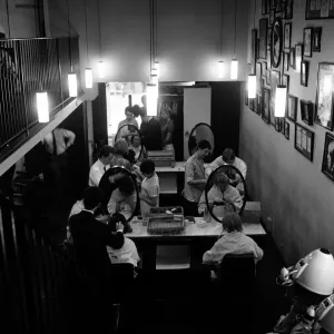 Vidal Sassoon Salon, Bond Street, London, Tuesday 13th August 1963 Vidal Sassoon Salon, Bond Street, London, Tuesday 13th August 1963