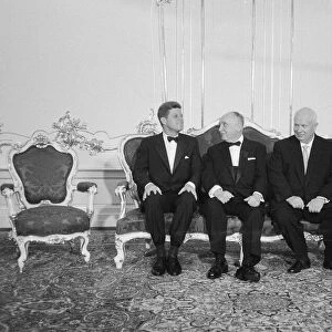 The Vienna summit. John F. Kennedy and Soviet Premier Nikita Khrushchev met for the first