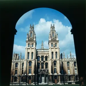 View of All Souls College in Oxford, 1973 View of All Souls College in Oxford, 1973