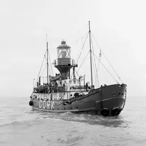 View of the Cork light ship 1st January 1960 View of the Cork light ship 1st January 1960
