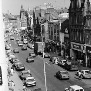 A view of Friar Street, Reading. 29th July 1986