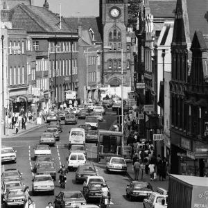 A view of Friar Street, Reading. 29th July 1986