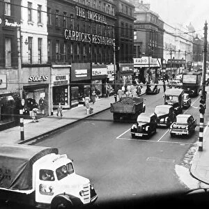 A view of Grainger Street, Newcastle in 1957