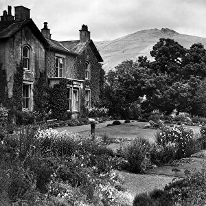 The view of Grasmere from a manor house in the valley below, Cumbria. 6th July 1949