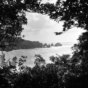 A view of Jerbourg Point on the island of Guernsey, Channel Islands. September 1965 A view of Jerbourg Point on the island of Guernsey, Channel Islands. September 1965