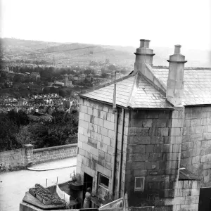 View looking across to Bloomfield Tump, Bath, 9th August 1951 View looking across to Bloomfield Tump, Bath, 9th August 1951