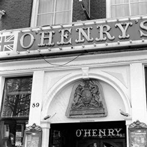 A view of "O Henry s"British bar in Amsterdam