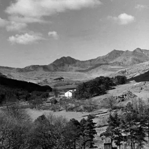 A View of Snowdon Print, 1974