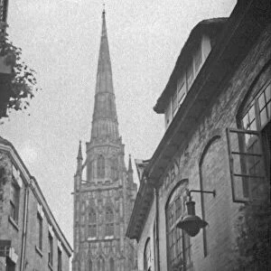 A view of the Spire of St Michaels cathedral, Coventry