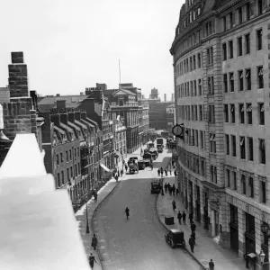 View of Stamford Street, looking towards the Blackfriars Bridge End, London View of Stamford Street, looking towards the Blackfriars Bridge End, London