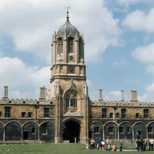 A view of Tom Tower in Oxford, 1973 A view of Tom Tower in Oxford, 1973