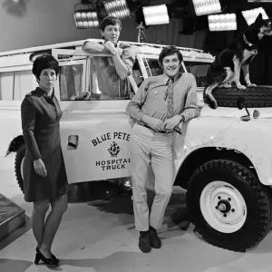 Viewers of BBC TV childrens programme Blue Peter buy a hospital truck for West Viewers of BBC TV childrens programme Blue Peter buy a hospital truck for West