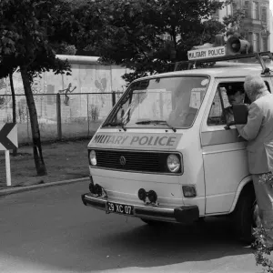 Berlin Wall Print - Royal Military Police 7th August 1986