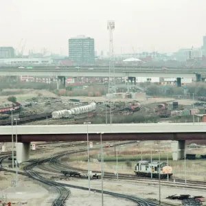 Views. Thornby Rail Depot. 31st March 1995. Feature, Graystone White & Sparrow