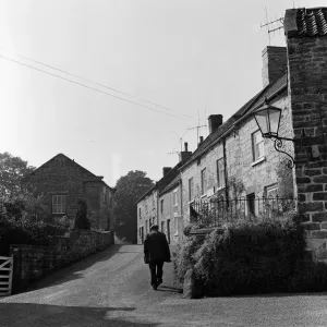 Village scenes in Hornby in Hambleton, North Yorkshire. 1971 Village scenes in Hornby in Hambleton, North Yorkshire. 1971