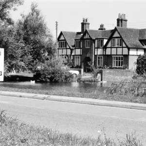 Village of Sherfield on Loddon, North Hampshire, August 1980 Village of Sherfield on Loddon, North Hampshire, August 1980