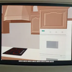 Ordinateur de bureau en réalité virtuelle, démonstration, jeudi 21 mai 1992. Ordinateur de bureau en réalité virtuelle, démonstration, jeudi 21 mai 1992.