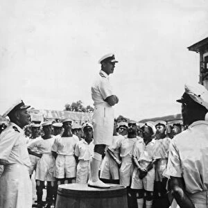 Visit of Admiral Lord Louis Mountbatten, Supreme Allied Commander, South East Asia