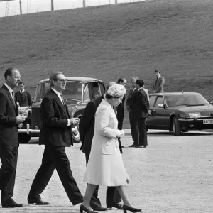 The Queen's Visit to Liverpool Print, 2nd May 1984