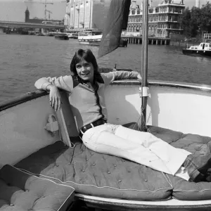 During his visit to London, David Cassidy stay aboard the 120 ft luxury yacht