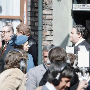 Visit by her Majesty Queen Elizabeth II and her husband Prince Philip, Duke of Edinburgh