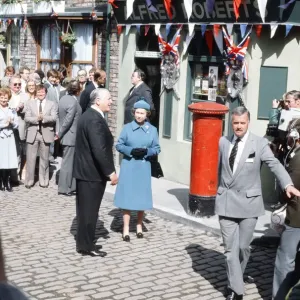 Visit by her Majesty Queen Elizabeth II and her husband Prince Philip, Duke of Edinburgh