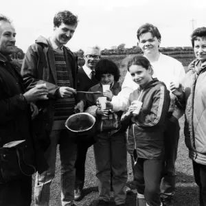 Visitors to Billingham Beck Valley test out the delights of nettle soup Visitors to Billingham Beck Valley test out the delights of nettle soup