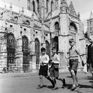 Canterbury Cathedral Print, 2nd June 1954