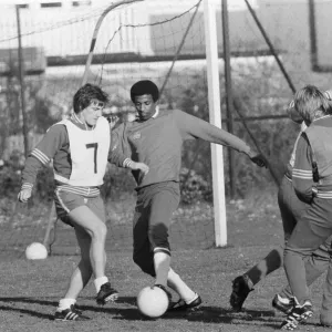 Viv Anderson England Training Session Print 1978