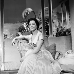 Vivien Leigh at Manchester Opera House Print, 19th March 1956