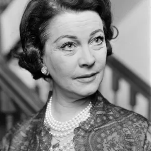 Vivien Leigh, stage and film actress, 3rd February 1965 Vivien Leigh, stage and film actress, 3rd February 1965