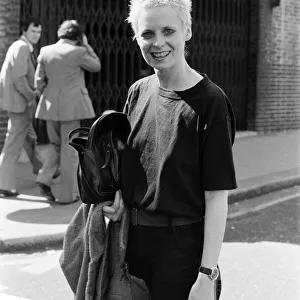 Vivienne Westwood pictured in London. Her boyfriend, Malcolm McLaren