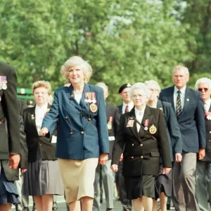 VJ Day Anniversary, Parade to Cenotaph, Middlesbrough, Sunday 20th August 1995