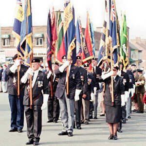 VJ Day Anniversary, Parade to Cenotaph, Middlesbrough, Sunday 20th August 1995
