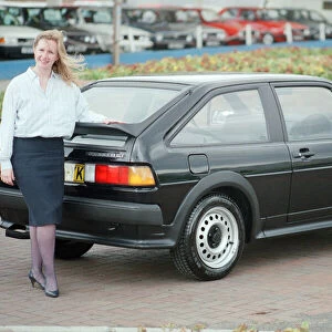 A Volkswagen Scirocco. 12th May 1989