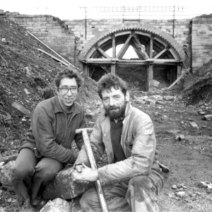 Tanfield Railway Reconstruction Print 11th February 1987