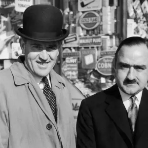 W. R. Grieve (left) counsel and his assistant counsel J. Irvine Smith during the hearing W. R. Grieve (left) counsel and his assistant counsel J. Irvine Smith during the hearing