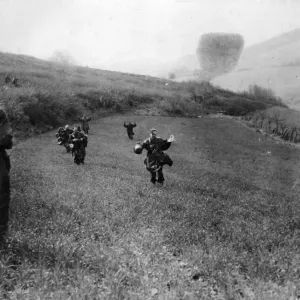 Waiting for the American 1st Army to reach their positions near Eisborn